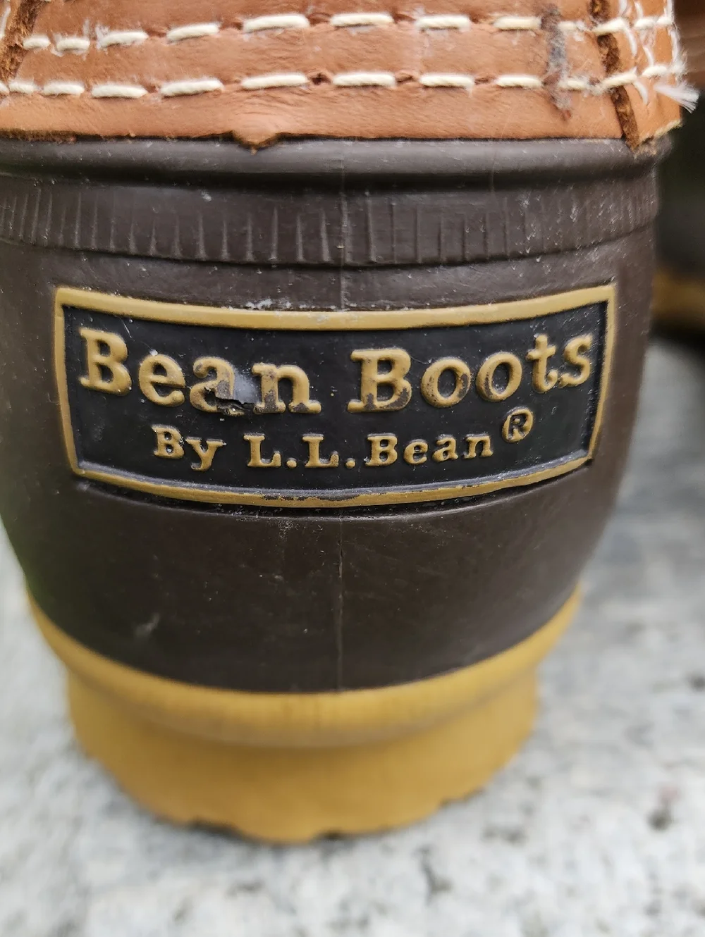 L.L. Bean Two-Tone Duck Boots Men\'s Size 12 L.L. Bean | Shoes | Ll Bean Twotone Duck Boots Mens Size 2  main image 4